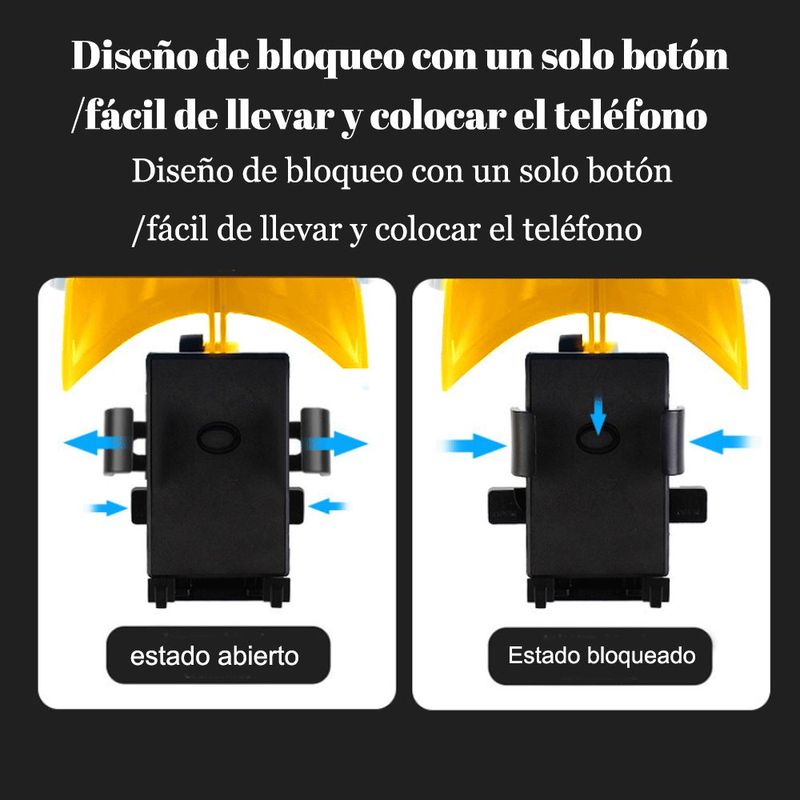 Soporte para teléfono de bicicleta eléctrica, resistente a la lluvia, al agua y al sol.HOGAWAY