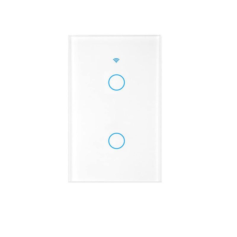 DQST Interruptor Apagador Inteligente WiFi, SE REQUIERE CABLE NEUTRO, Smart Switch con Tecla Táctil Sensibilidad, Control Remoto