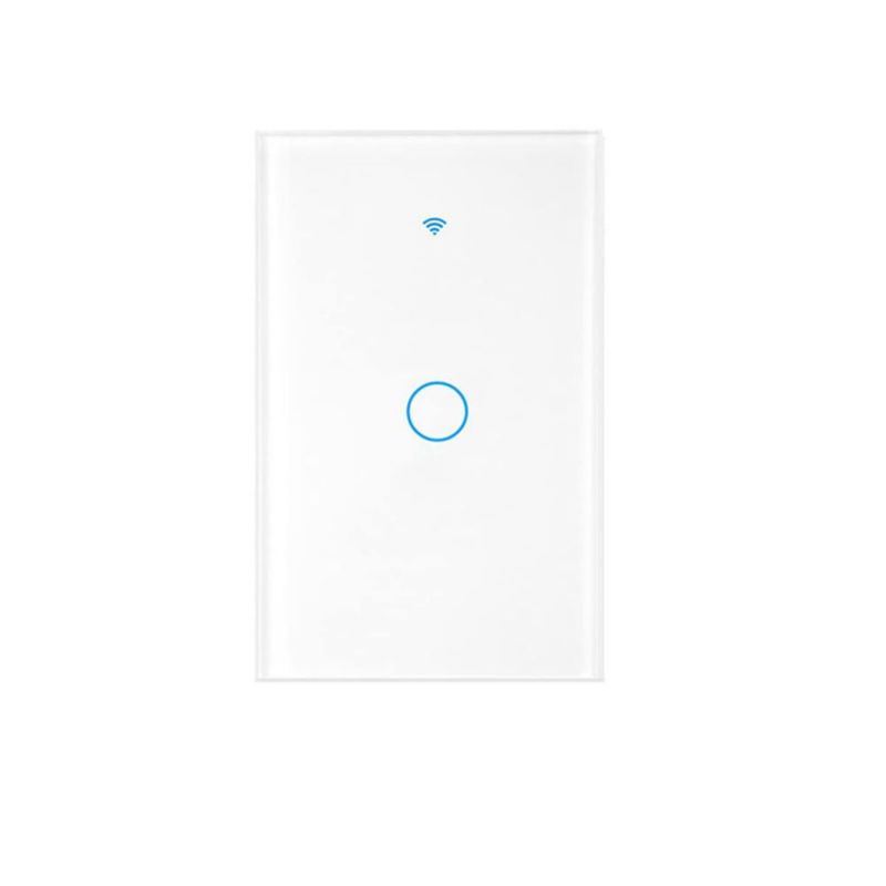 DQST Interruptor Apagador Inteligente WiFi, Interruptor de Luz de Pared, SE REQUIERE CABLE NEUTRO, Smart Switch con Tecla Táctil