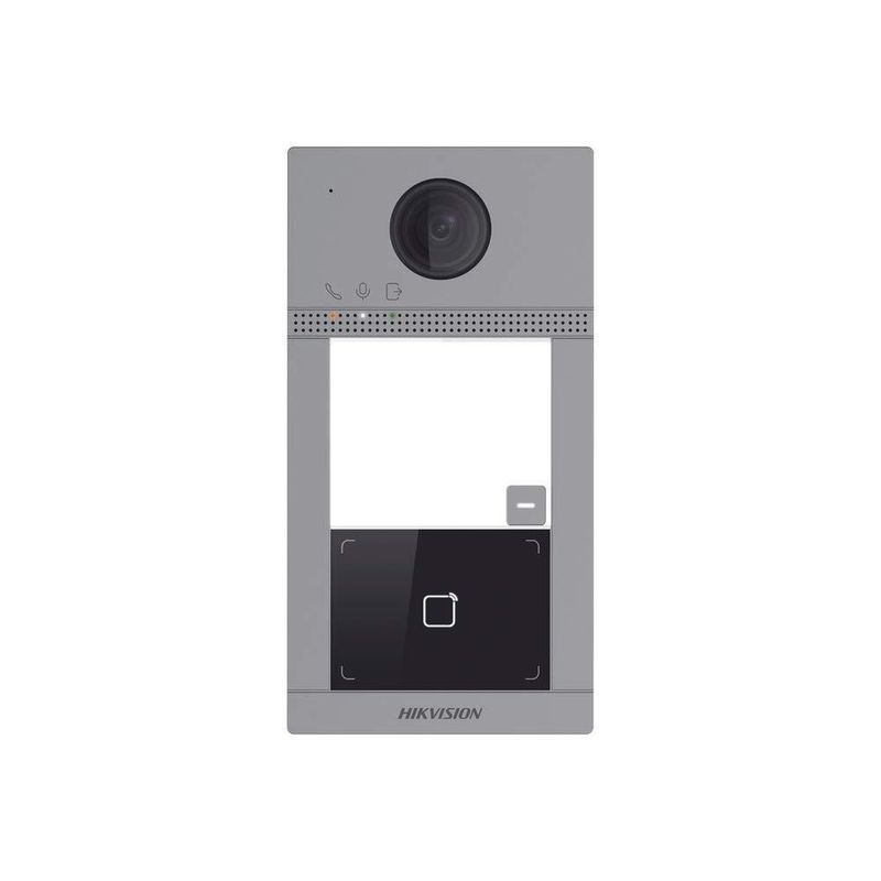 Hikvision Videoportero IP WIFI (IP65 + IK08) con Llamada y Apertura Desde App Hik-Connect/Soporta 1 Departamento y hasta 6 Monit