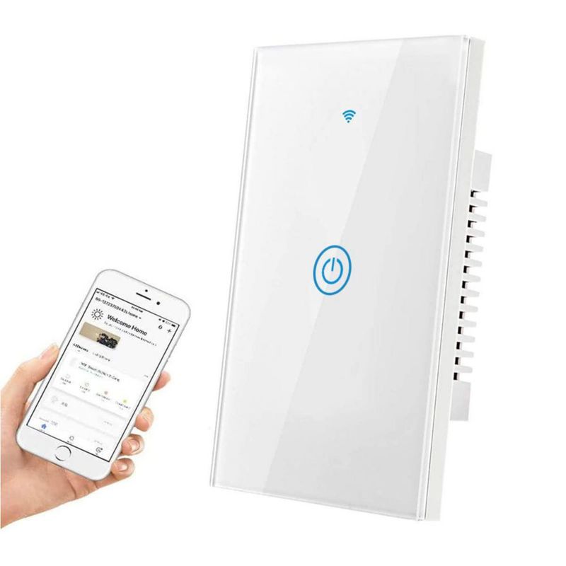 Apagadores Inteligente, EASYTAO WiFi Interruptor de Pared (Requiere Línea Neutra), Control Remoto, APP Smart Life/Tuya, Compatib