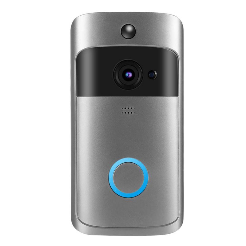 Dioche Timbres InaláMbricos para Casa, Video Timbre Smart WiFi Video Intercomunicador Infrarrojos Timbre con Camara para Exterio