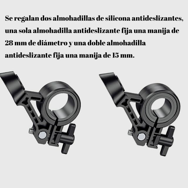 Soporte para bicicleta, soporte para teléfono de motocicleta eléctrica, soporte para motocicleta, aleación, engrosado.HOGAWAY