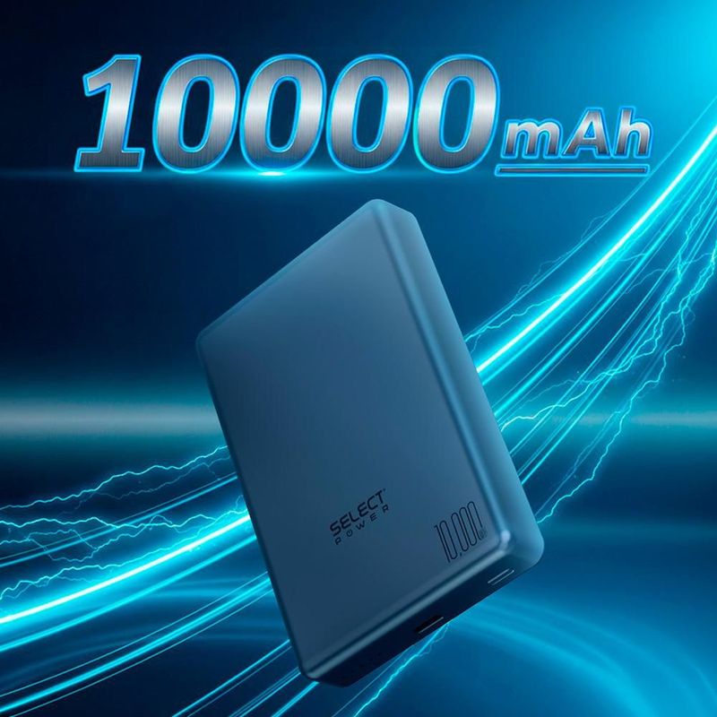 Power Bank Inalámbrica Magnética PB10M Select Power Pila Externa 10000mAh 15W USB-C Slim Magsafe