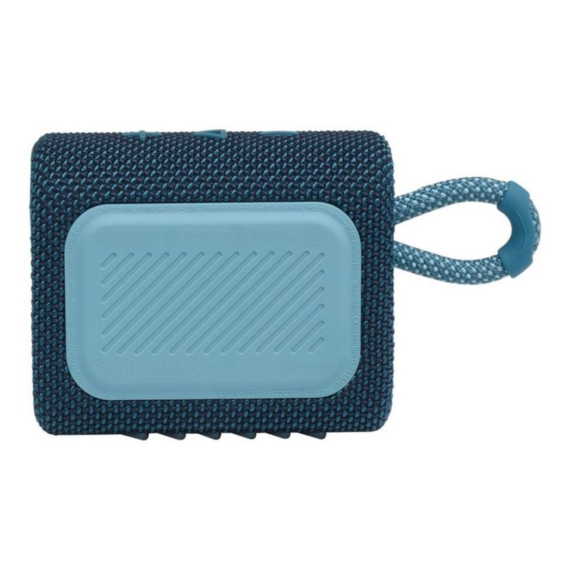 Bocina JBL Go 3 portátil - Mini altavoz Bluetooth portátil waterproof - Azul