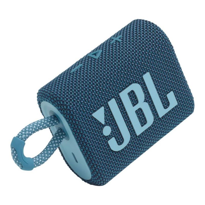 Bocina JBL Go 3 portátil - Mini altavoz Bluetooth portátil waterproof - Azul