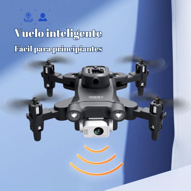Drone Mini con Cámara HD y Evasión de Obstáculos - Avión de Control Remoto para Niños, Estudiantes y Principiantes  de Vuelo.HOGAWAY