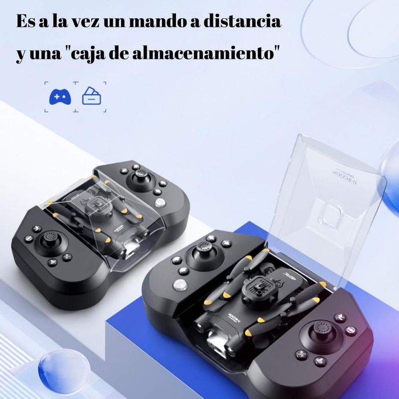 Drone Mini con Cámara HD y Evasión de Obstáculos - Avión de Control Remoto para Niños, Estudiantes y Principiantes  de Vuelo.HOGAWAY