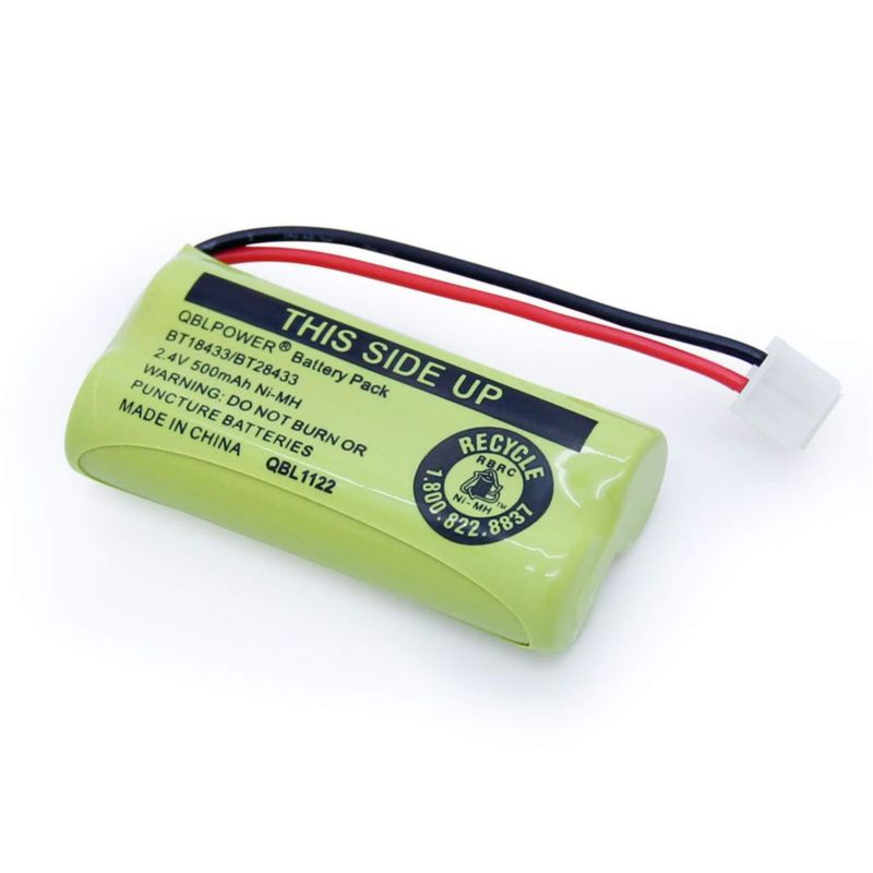 Batería QBLPOWER BT18433 2.4V 500mAh Ni-MH Paquete de 2