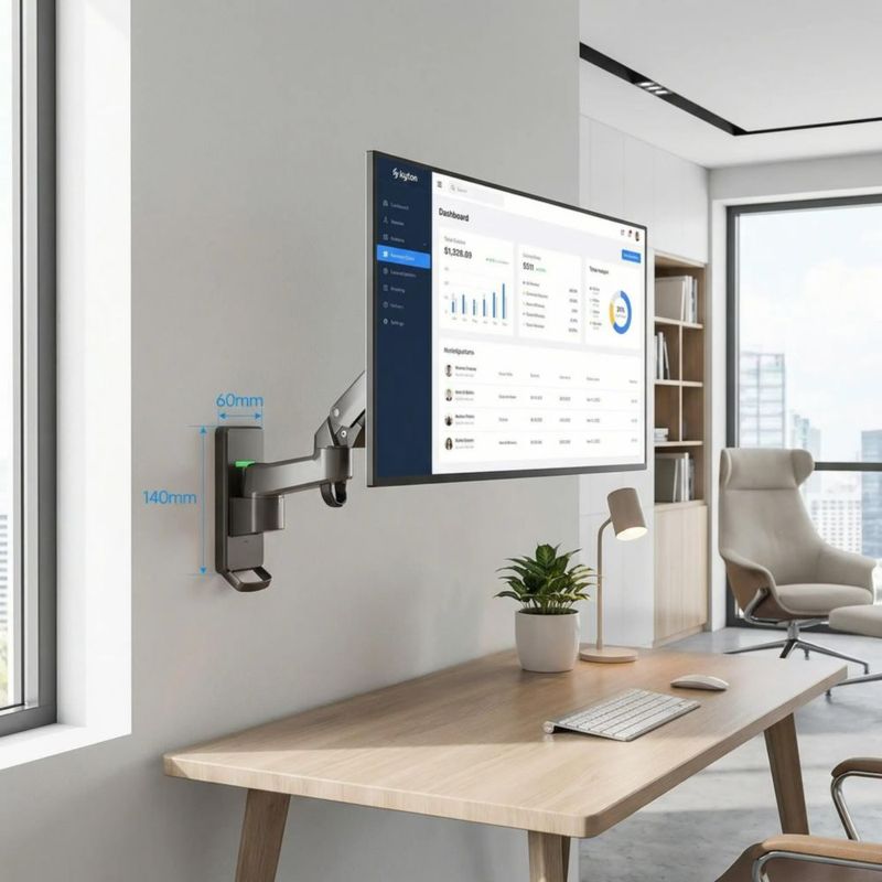Soporte de Pared Ajustable para Monitor 17”–35”