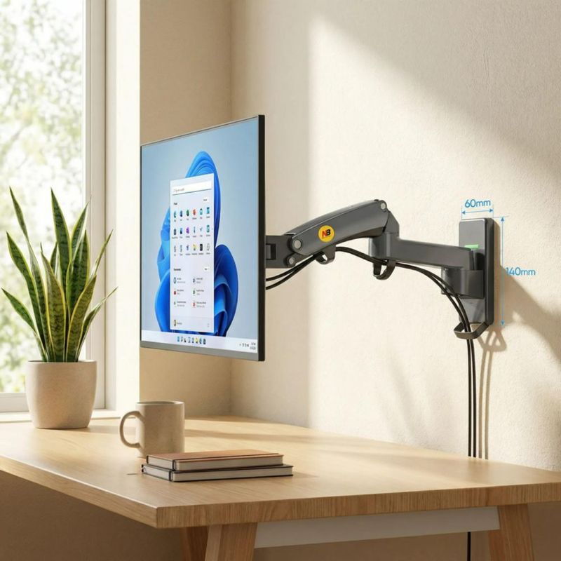 Soporte de Pared Ajustable para Monitor 17”–35”