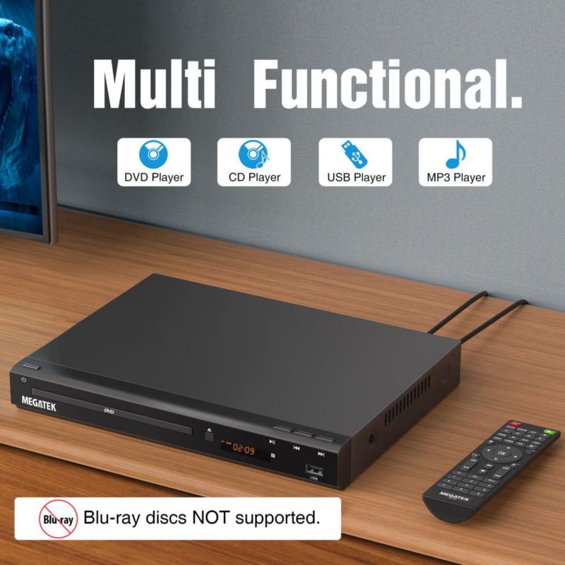 Reproductor DVD MEGATEK DP-260M55HD HDMI
