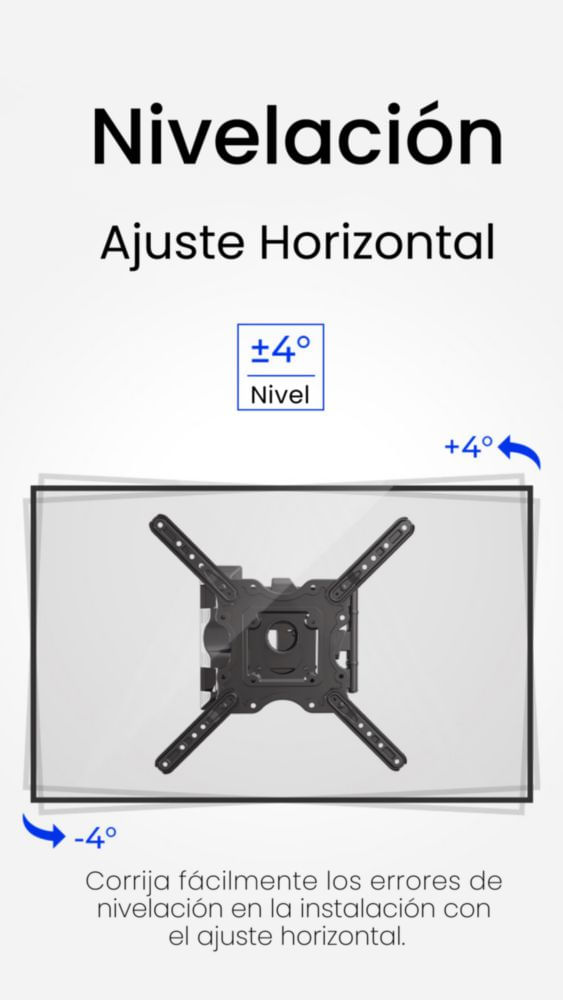 Soporte de Pared para Pantalla de 32"–55” P4 North Bayou | Ajustable E Inclinación