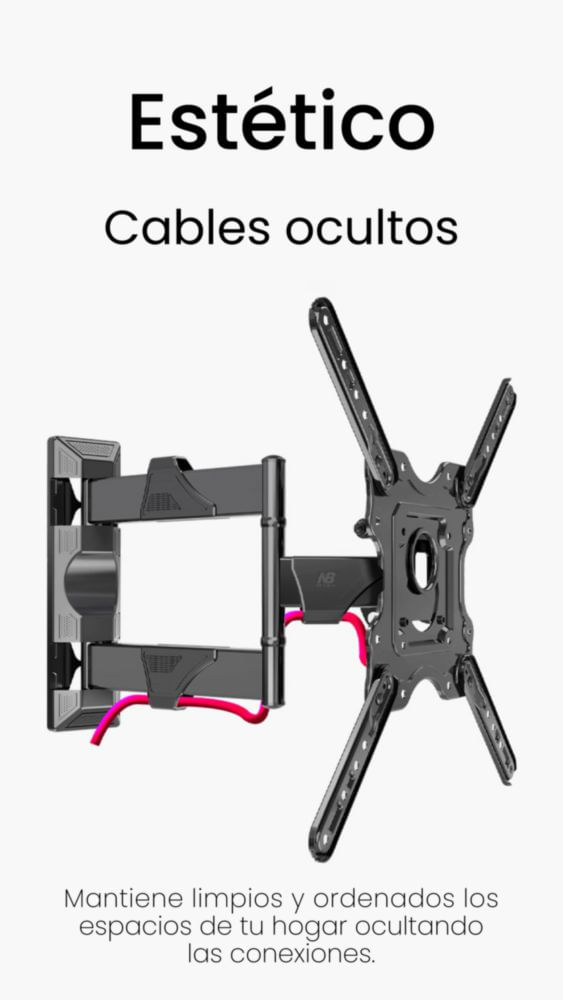 Soporte de Pared para Pantalla de 32"–55” P4 North Bayou | Ajustable E Inclinación