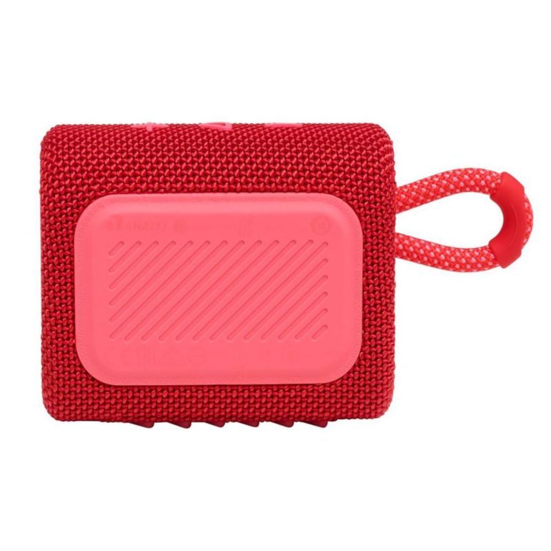 Bocina JBL Go 3 portátil - Mini altavoz Bluetooth portátil waterproof - Rojo