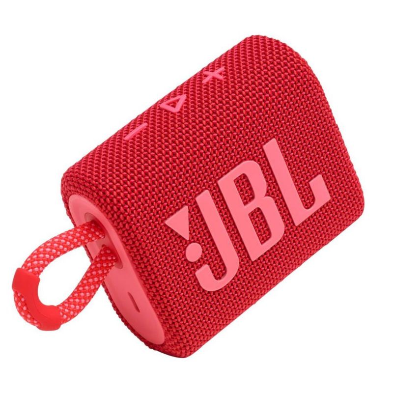 Bocina JBL Go 3 portátil - Mini altavoz Bluetooth portátil waterproof - Rojo