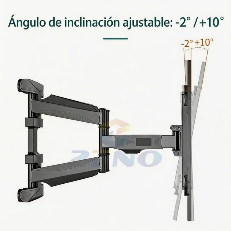 Soporte de Pared para Pantalla 40”–80” | Giro e Inclinación