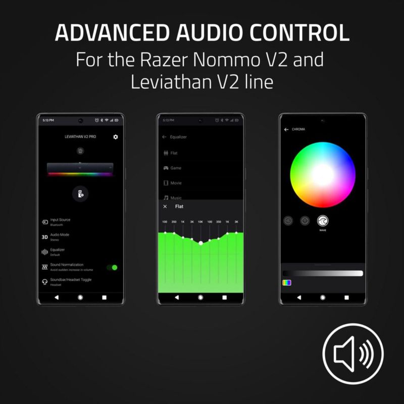 Módulo de control inalámbrico Razer para Nommo V2 y Leviathan V2