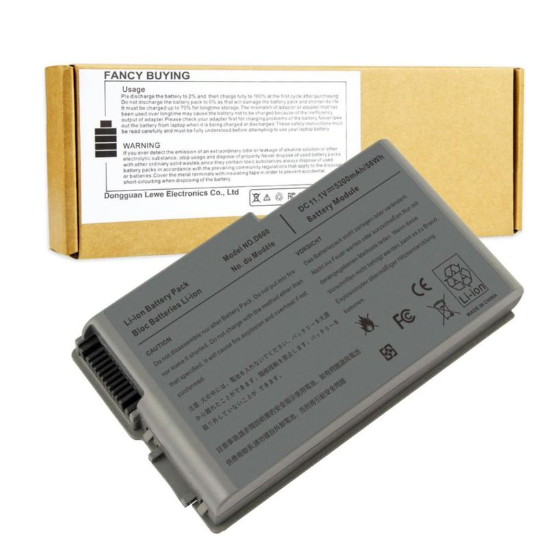 Batería portátil Fancy Buying Latitude D600 para Dell D505 D610