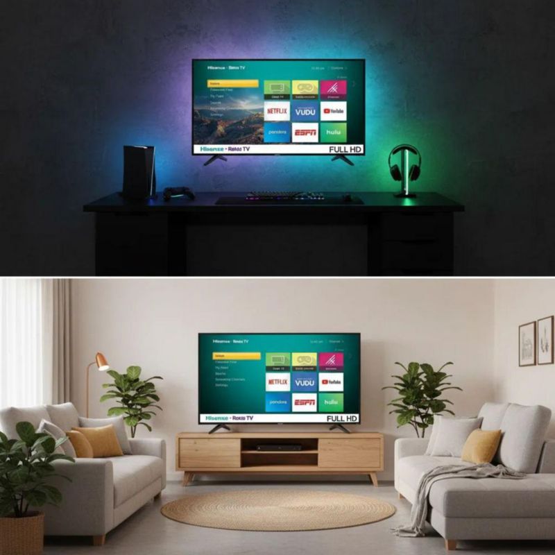 Pantalla Smart Hisense 58'' Roku Tv 4k Uhd 58a6gr