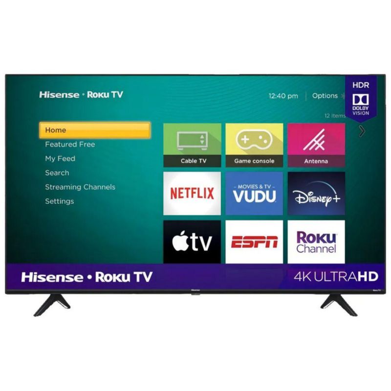 Pantalla Smart Hisense 58'' Roku Tv 4k Uhd 58a6gr