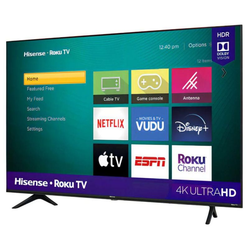 Pantalla Smart Hisense 58'' Roku Tv 4k Uhd 58a6gr