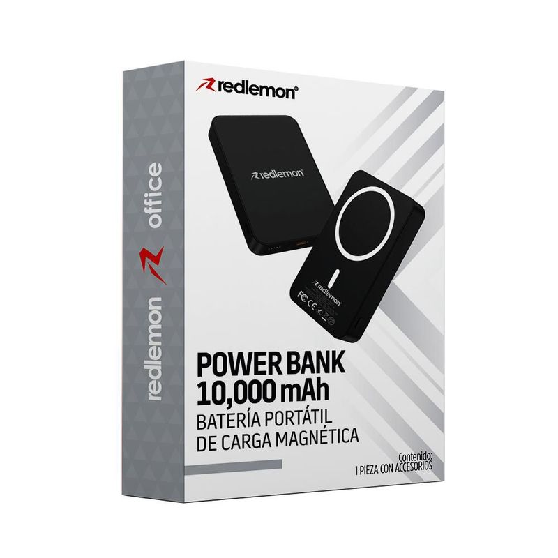 Power Bank Inalámbrico Magnético de 10,000 mAh Carga Rápida