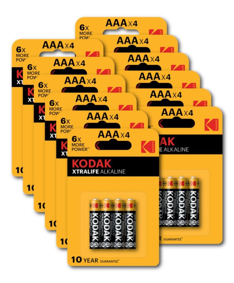 Pila Alcalina Kodak Xtralife AAA blister 48 pzas (4x12)