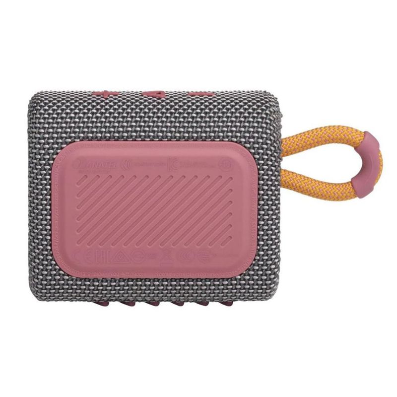 Bocina JBL Go 3 portátil - Mini altavoz Bluetooth portátil waterproof - Gris