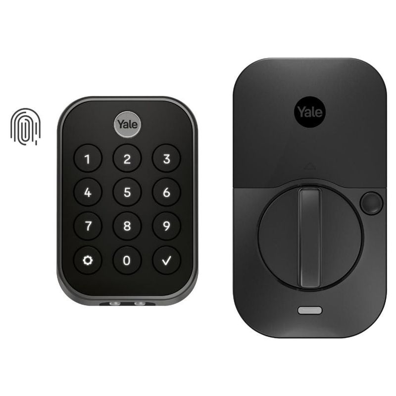 Yale Assure Lock 2 Touch Deadbolt - Cerradura de puerta de entrada inteligente sin llave con teclado conectado Bluetooth y escán