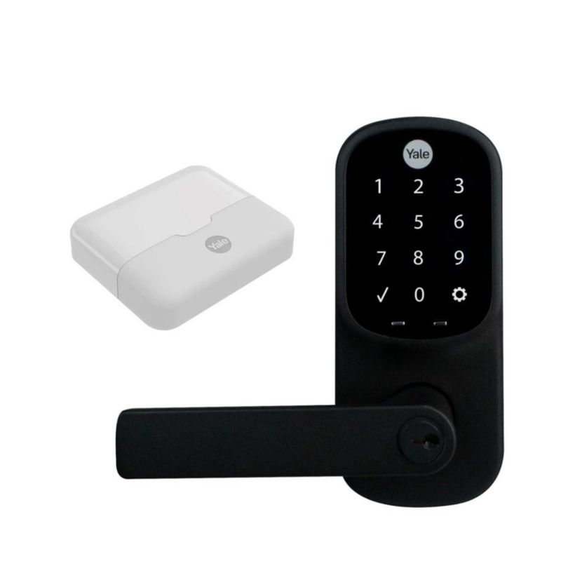 Yale Assa Abloy Cerradura Digital Eléctrica Yrl226 Negro Con Hub Y Módulo