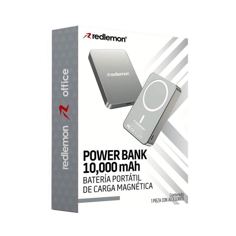 Power Bank Inalámbrico Magnético de 10,000 mAh Carga Rápida