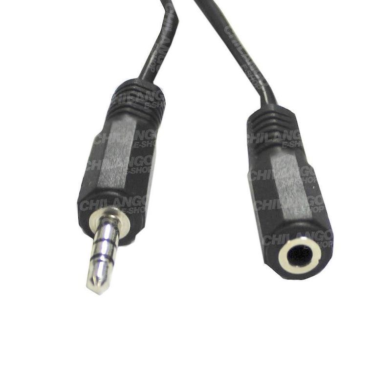 Extension de audio jack 3.5 st a plug 3.5 st 3:60mt