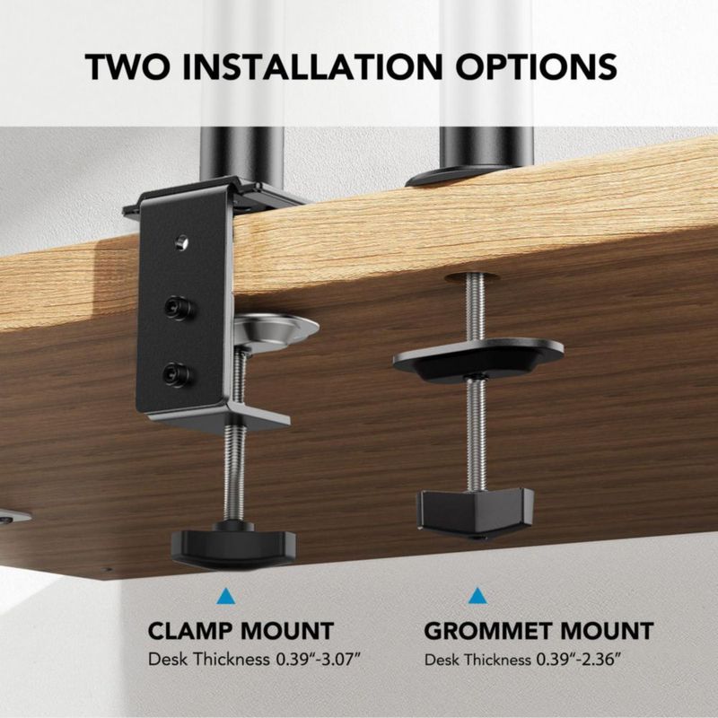 Soporte para monitor portátil HUANUO con capacidad para pantallas de 13 a 32 pulgadas 22 libras