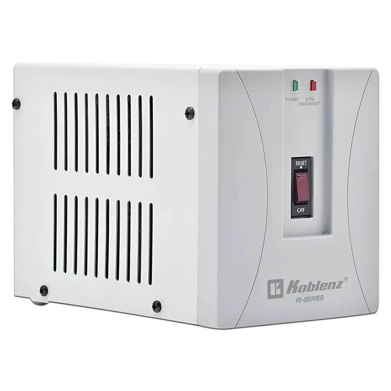 Regulador Koblenz RI-20 C para Refrigeración de hasta 28 pies, 1900 VA / 1400 W con 1 conexión Nema 5-15R.