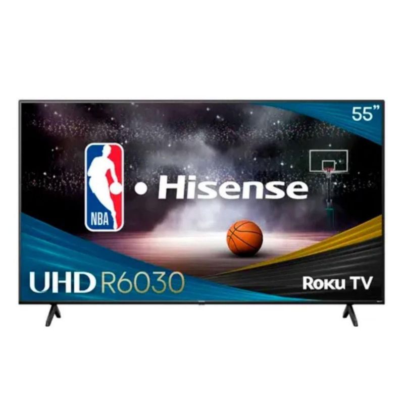 Pantalla Smart Tv Hisense UHD 55 Pulgadas 4k Roku Tv 55r6030