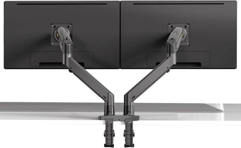 Soporte para 2 Monitores 22”-32” | Ergonómico y con Movimiento