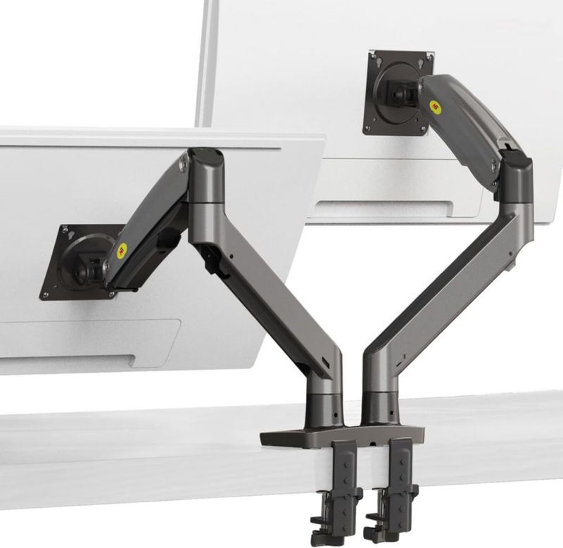 Soporte para 2 Monitores 22”-32” | Ergonómico y con Movimiento