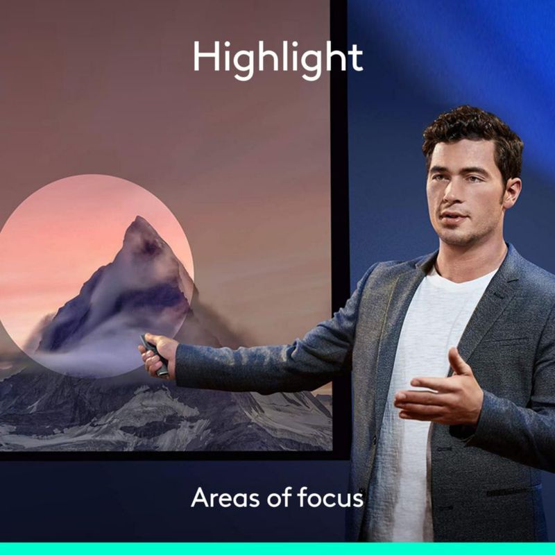 Control remoto para presentaciones Logitech Spotlight con Bluetooth color negro