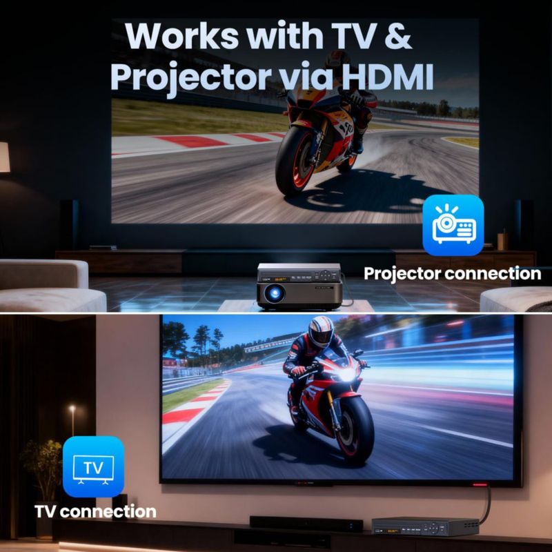 Reproductor de DVD Desibry HDMI para TV Region Free Full HD 1080p