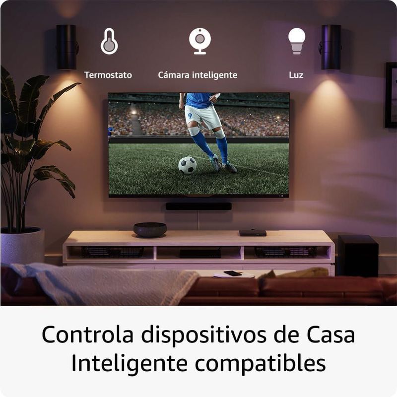 Fire TV Stick 4K Select 2025 Alexa Control Voz Streaming Netflix Disney+ ViX Convierte Tu TV en Smart TV
