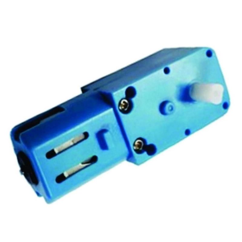 Motoreductor 6v 1 eje color azul