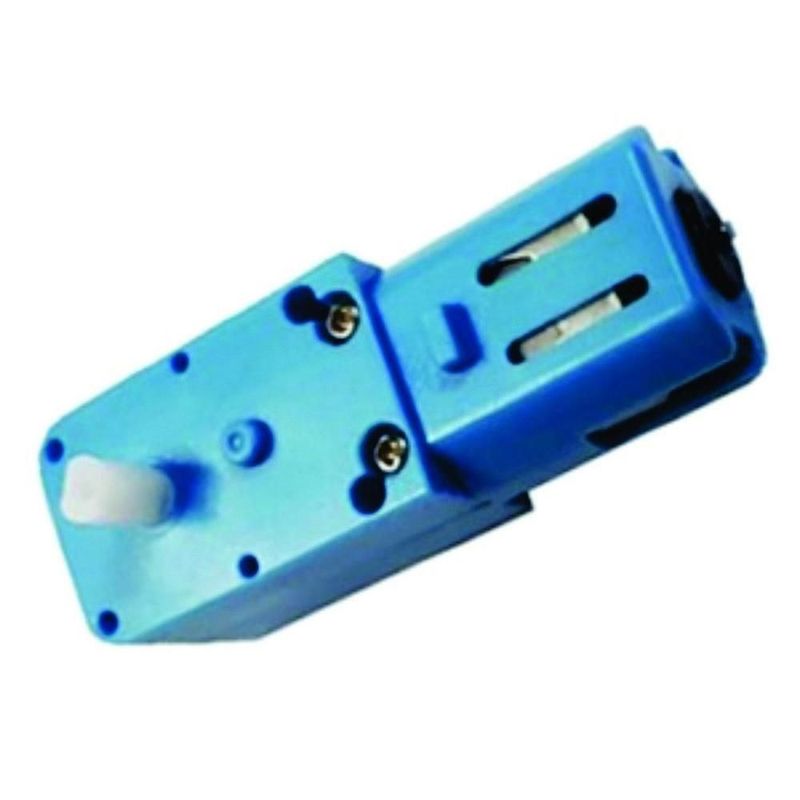 Motoreductor 6v 1 eje color azul