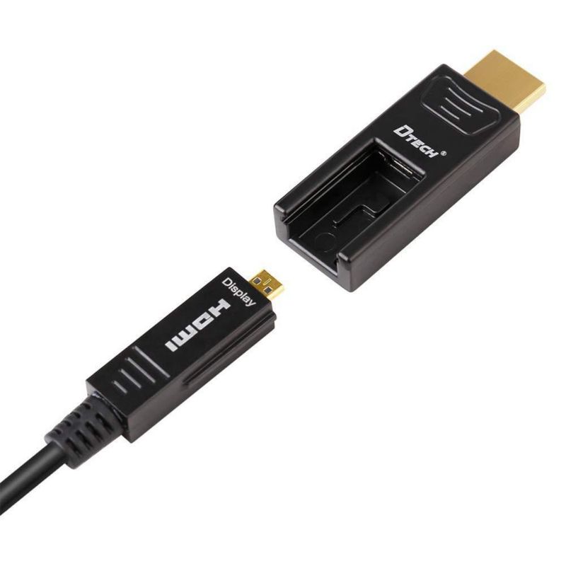 Cable HDMI de fibra óptica DTECH 15 m 4K 60 Hz 444 Chroma Subsampling