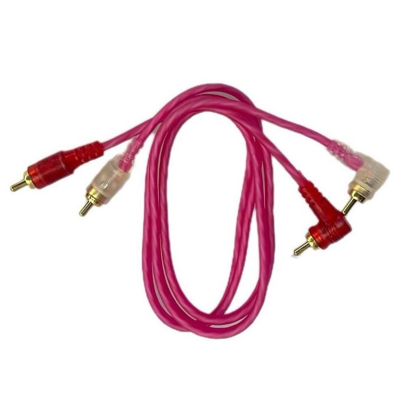 Cable de audio plugs dorados rca - rca 90cm