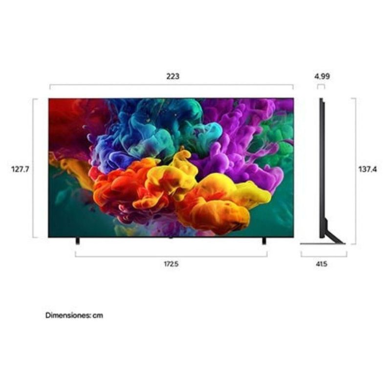 Pantalla Smart TV LG 100 pulgadas QNED evo AI Mini LED QNED85BS 4K webOS 2026
