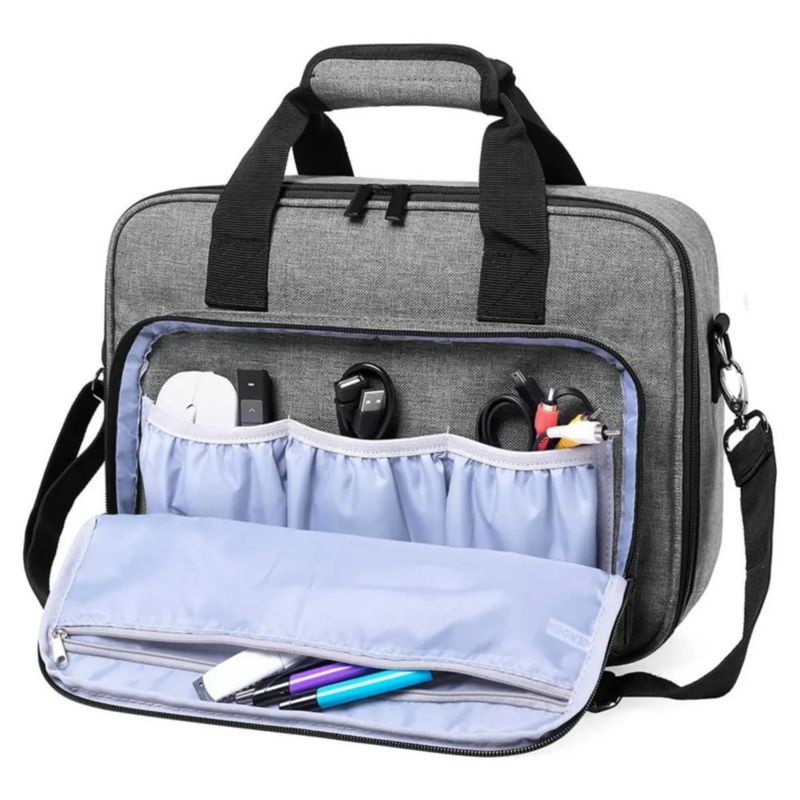 Bolsa para Proyector con Correa Color Gris
