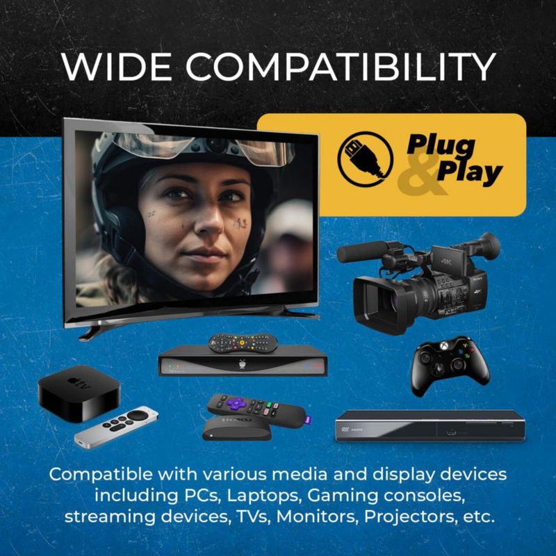 Cable HDMI OREI de 61 m 8K 60 Hz 4K 120 Hz HDR10+