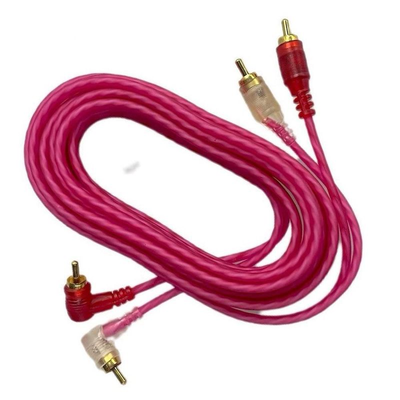 Cable de audio plugs dorados rca - rca 3.6m