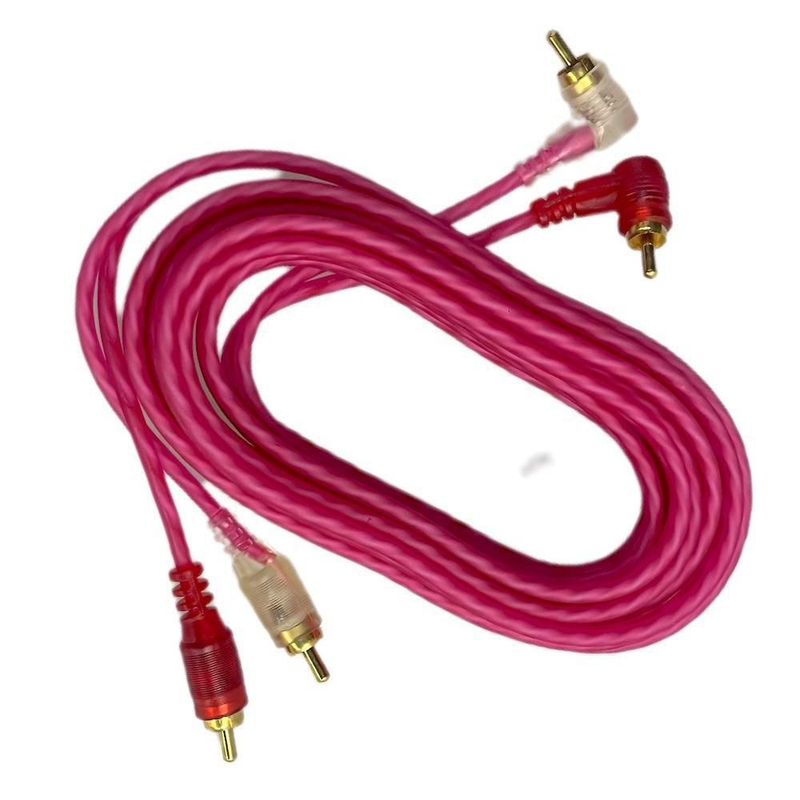 Cable de audio plugs dorados rca - rca 3.6m
